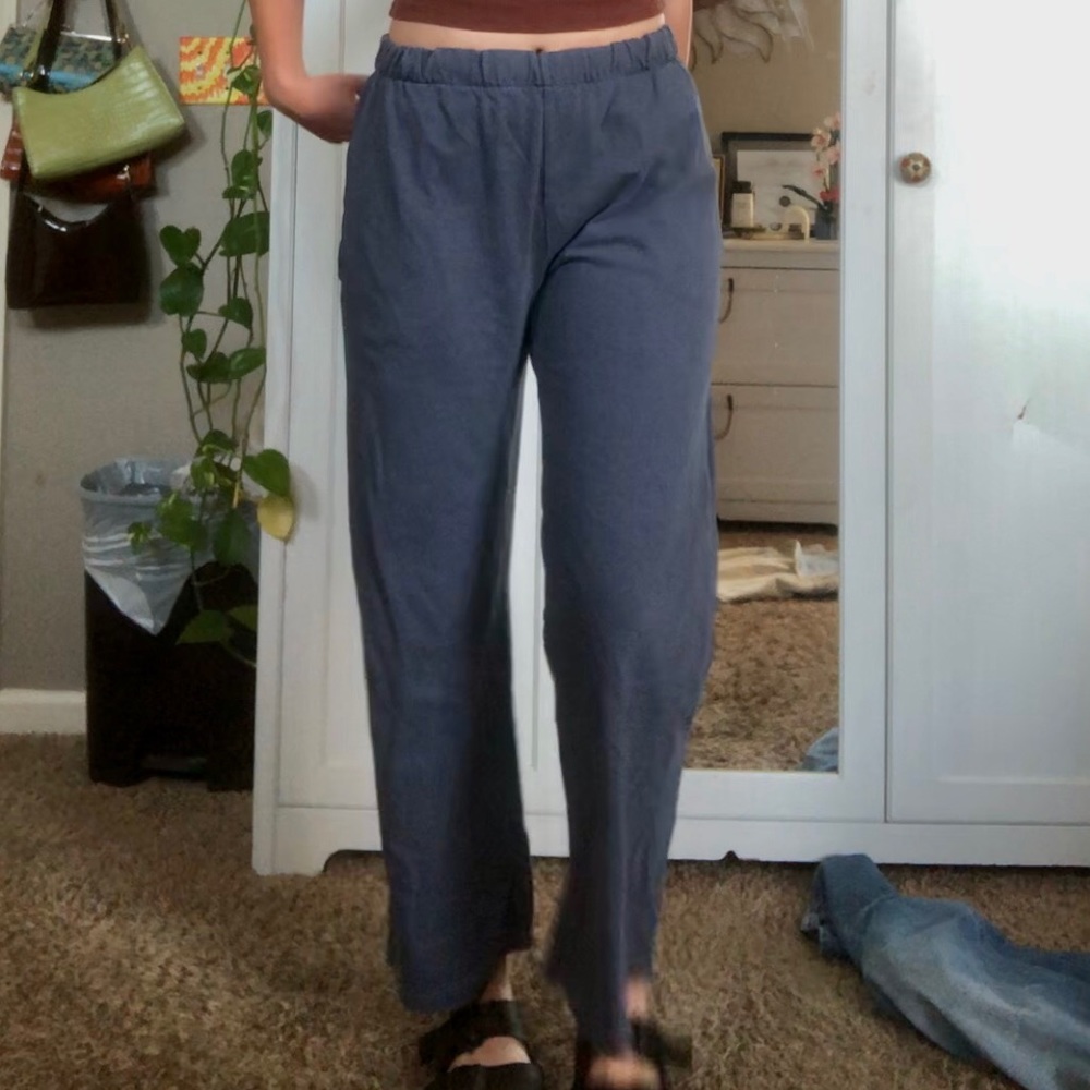 brandy melville anastasia sweatpants in blue